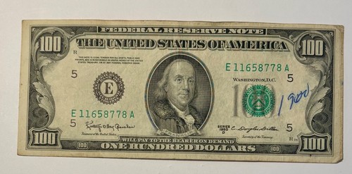 Banconota federal reserve 1969 - reserve,