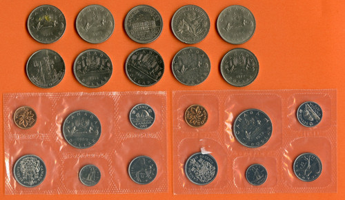 1969 1984 canada one dollar - 1969-1984,
