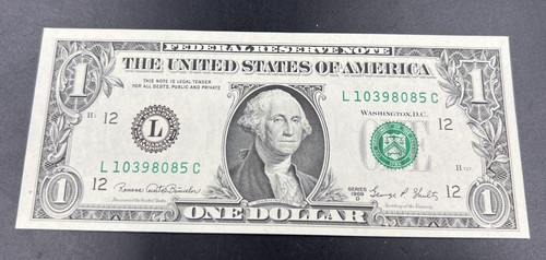 1969 one dollar - $1,
