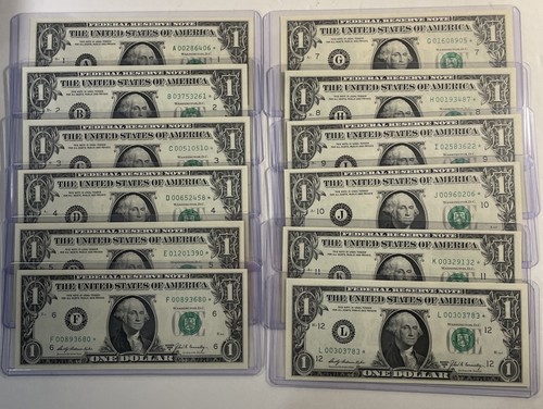 1969b one dollar star notes - dollar,