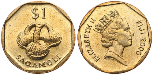 Fiji 1 one - fiji, dollar