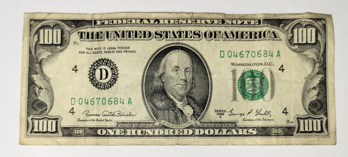 Banconota cento dollari - banconota,