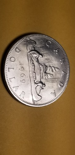 Canada 1969 one dollar coin - canada,