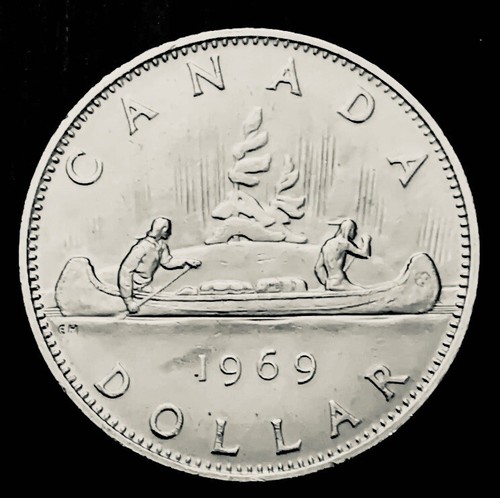 1969 canadian dollar canada - 1$,
