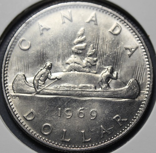 1969 canada one - $1, dollar