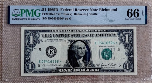 1969d banconota dollaro - 1969d, da