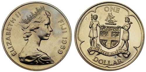 Fiji dollaro 1969 - fiji,