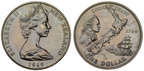 Nuova zelanda un - un, dollaro