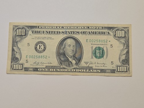 1969a banconota 100 dollari - banconota,