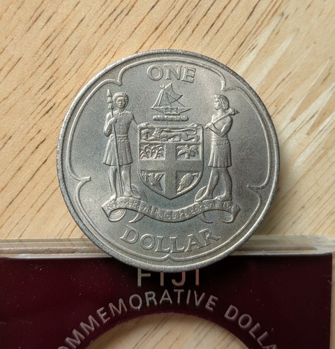 Moneta commemorativa fiji - moneta,