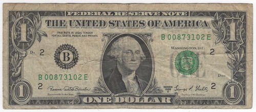 Banconota dollaro 1969d - dollaro,
